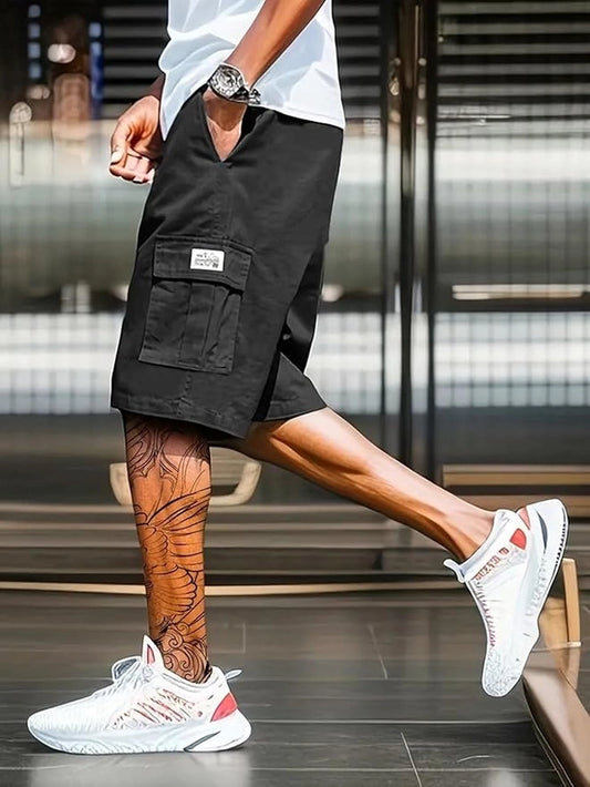 Men's Cotton Casual Cargo Shorts Pack of 1
